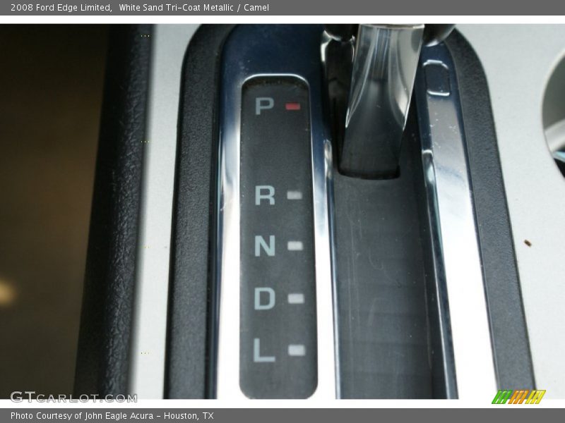 White Sand Tri-Coat Metallic / Camel 2008 Ford Edge Limited