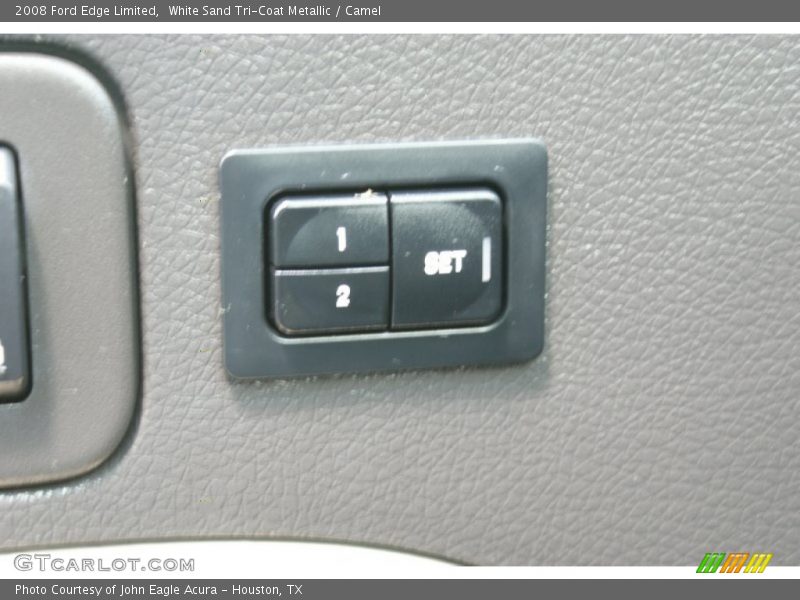 White Sand Tri-Coat Metallic / Camel 2008 Ford Edge Limited