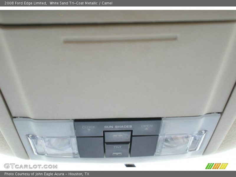 White Sand Tri-Coat Metallic / Camel 2008 Ford Edge Limited