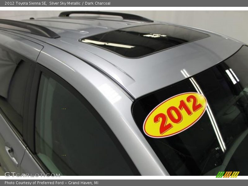 Silver Sky Metallic / Dark Charcoal 2012 Toyota Sienna SE