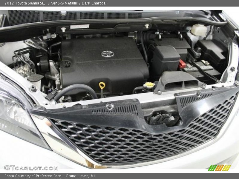 Silver Sky Metallic / Dark Charcoal 2012 Toyota Sienna SE