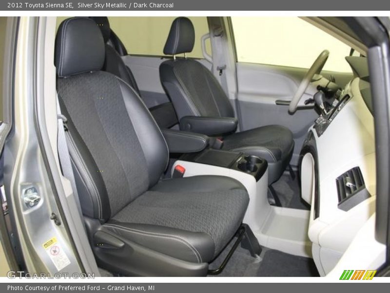 Silver Sky Metallic / Dark Charcoal 2012 Toyota Sienna SE