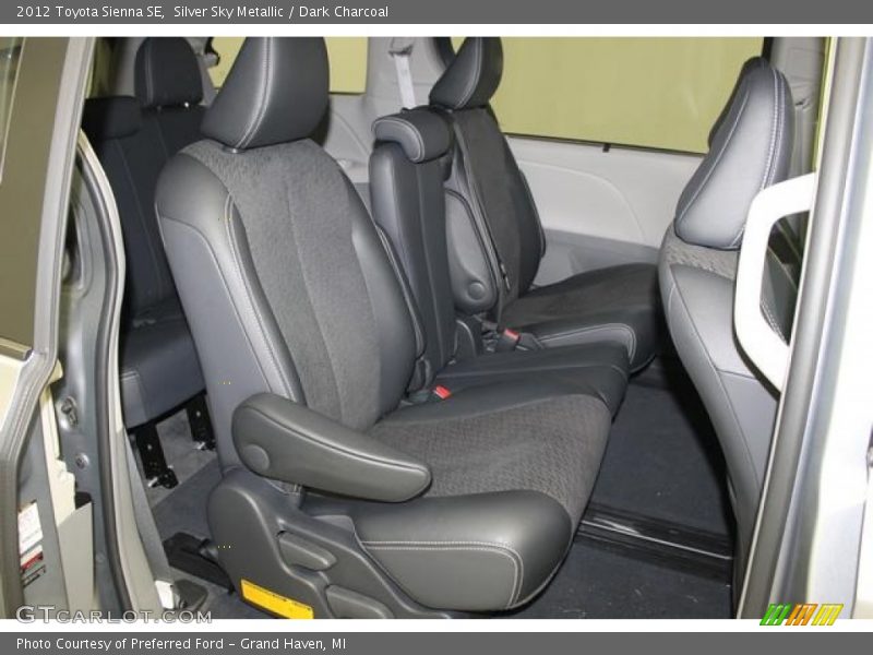 Silver Sky Metallic / Dark Charcoal 2012 Toyota Sienna SE