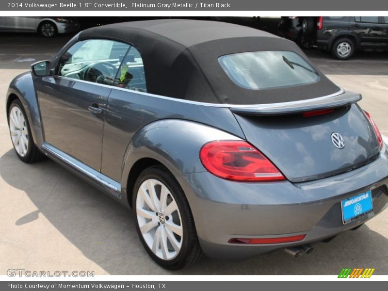 Platinum Gray Metallic / Titan Black 2014 Volkswagen Beetle 1.8T Convertible