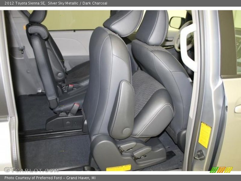 Silver Sky Metallic / Dark Charcoal 2012 Toyota Sienna SE