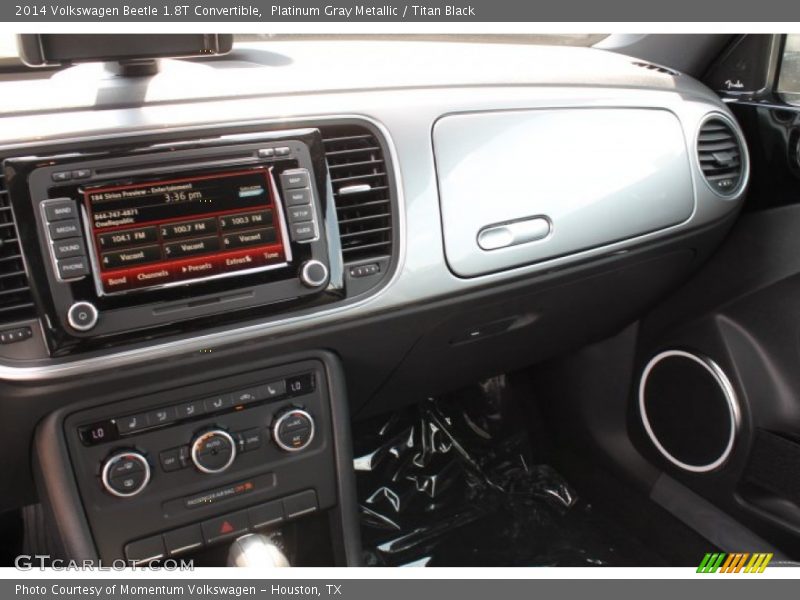 Platinum Gray Metallic / Titan Black 2014 Volkswagen Beetle 1.8T Convertible