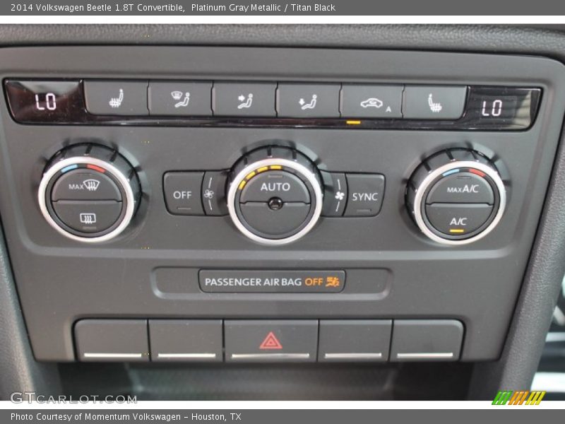 Platinum Gray Metallic / Titan Black 2014 Volkswagen Beetle 1.8T Convertible