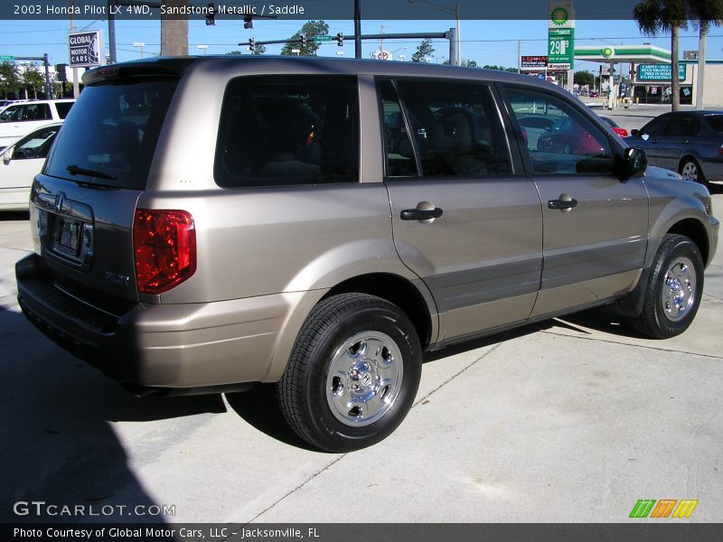Sandstone Metallic / Saddle 2003 Honda Pilot LX 4WD