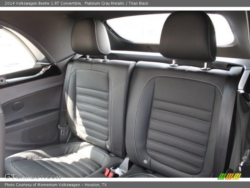 Platinum Gray Metallic / Titan Black 2014 Volkswagen Beetle 1.8T Convertible