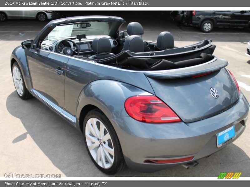 Platinum Gray Metallic / Titan Black 2014 Volkswagen Beetle 1.8T Convertible