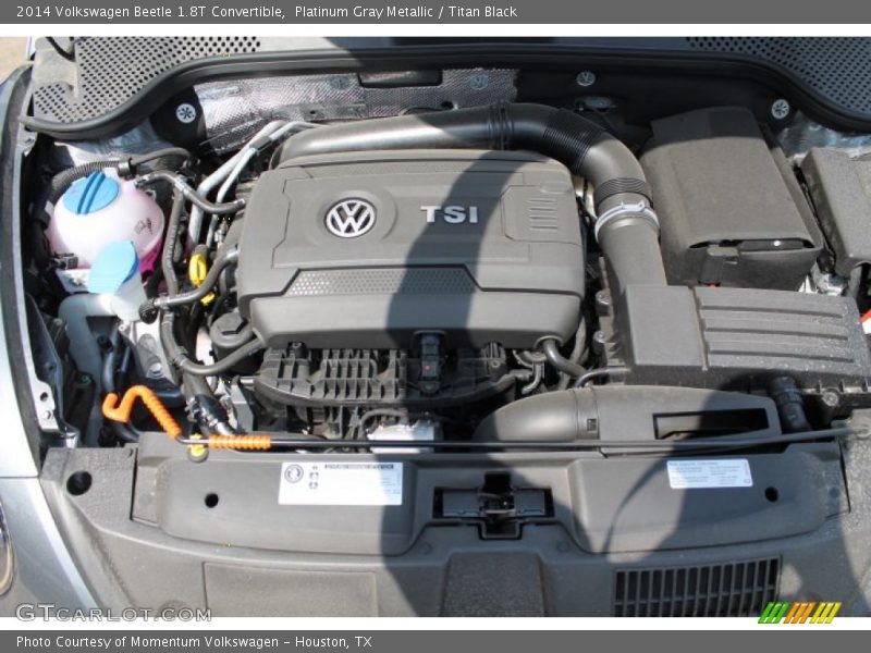 Platinum Gray Metallic / Titan Black 2014 Volkswagen Beetle 1.8T Convertible