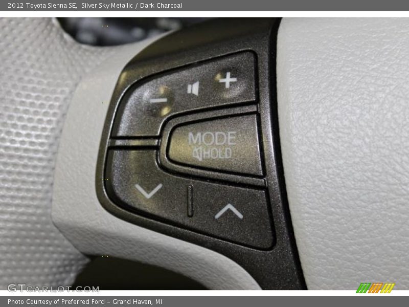 Silver Sky Metallic / Dark Charcoal 2012 Toyota Sienna SE
