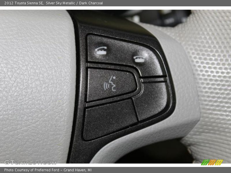 Silver Sky Metallic / Dark Charcoal 2012 Toyota Sienna SE