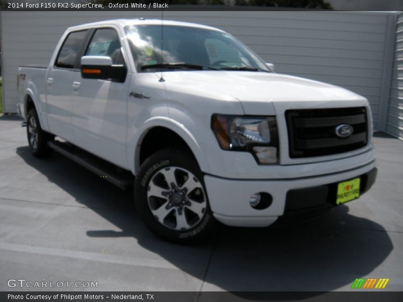 Oxford White / Black 2014 Ford F150 FX2 SuperCrew