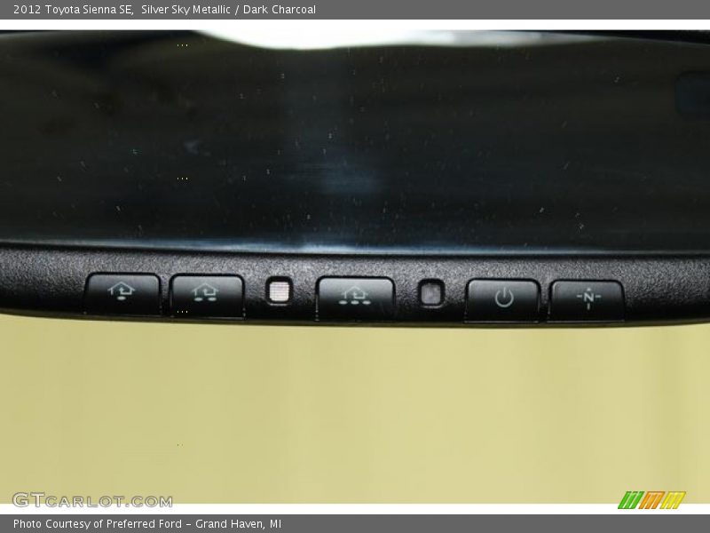 Silver Sky Metallic / Dark Charcoal 2012 Toyota Sienna SE