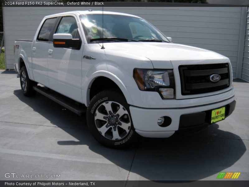 Oxford White / Black 2014 Ford F150 FX2 SuperCrew