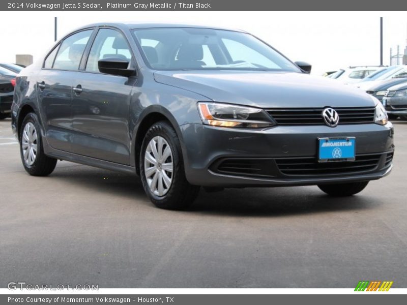 Platinum Gray Metallic / Titan Black 2014 Volkswagen Jetta S Sedan