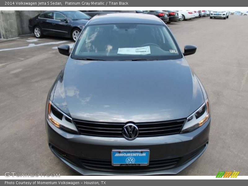 Platinum Gray Metallic / Titan Black 2014 Volkswagen Jetta S Sedan