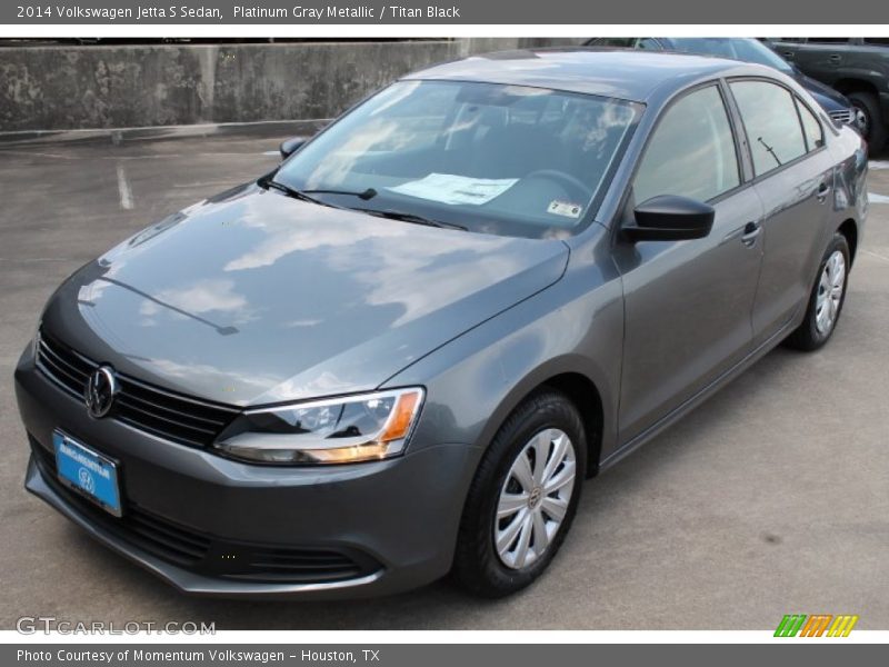 Platinum Gray Metallic / Titan Black 2014 Volkswagen Jetta S Sedan