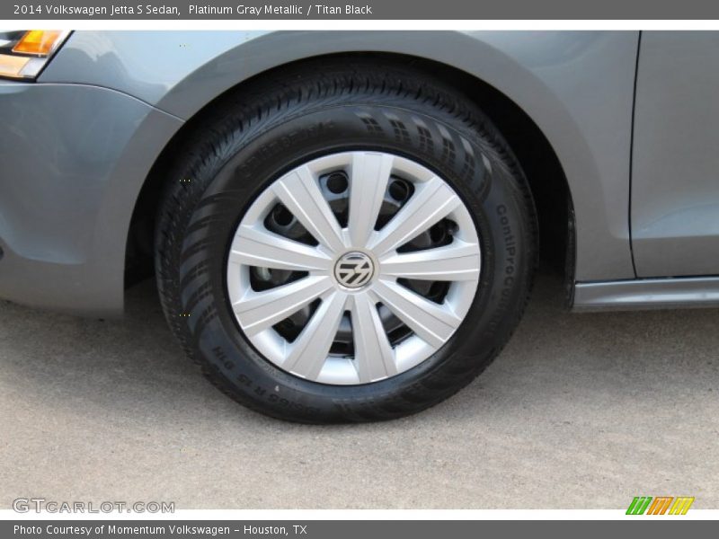 Platinum Gray Metallic / Titan Black 2014 Volkswagen Jetta S Sedan