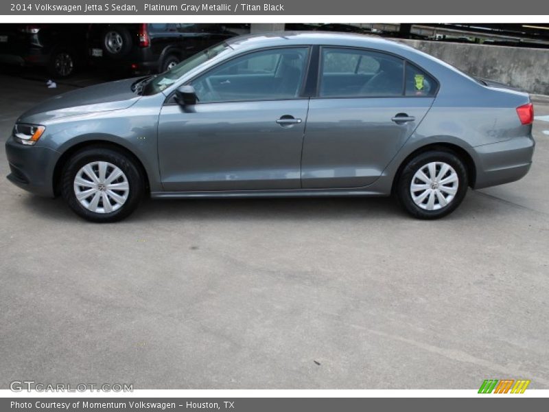 Platinum Gray Metallic / Titan Black 2014 Volkswagen Jetta S Sedan