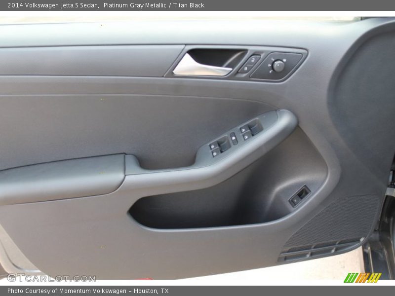 Platinum Gray Metallic / Titan Black 2014 Volkswagen Jetta S Sedan