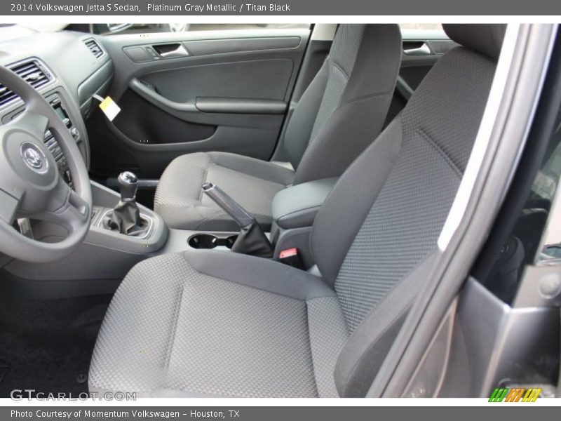Platinum Gray Metallic / Titan Black 2014 Volkswagen Jetta S Sedan