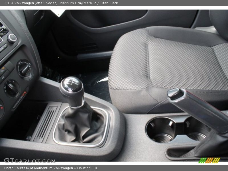 Platinum Gray Metallic / Titan Black 2014 Volkswagen Jetta S Sedan