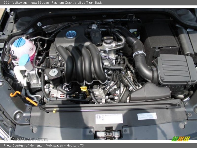 Platinum Gray Metallic / Titan Black 2014 Volkswagen Jetta S Sedan