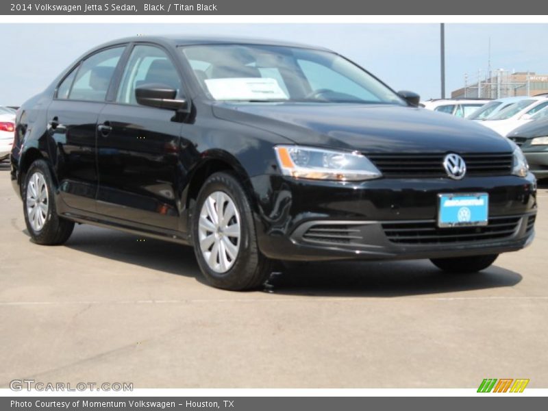 Black / Titan Black 2014 Volkswagen Jetta S Sedan