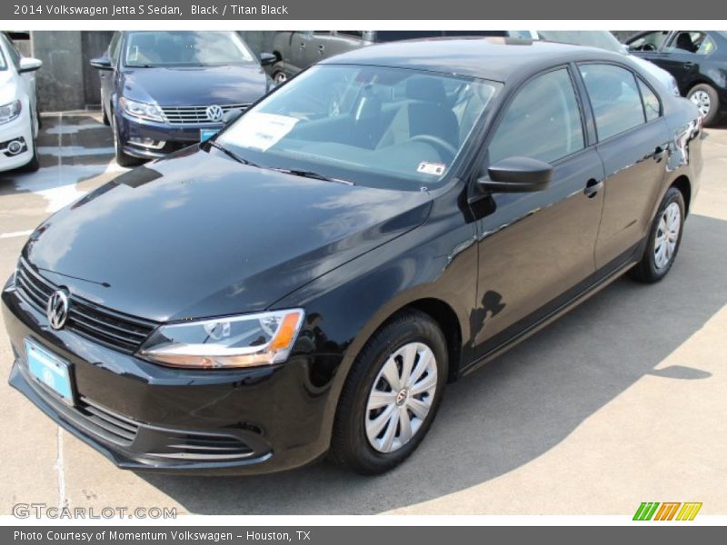 Black / Titan Black 2014 Volkswagen Jetta S Sedan