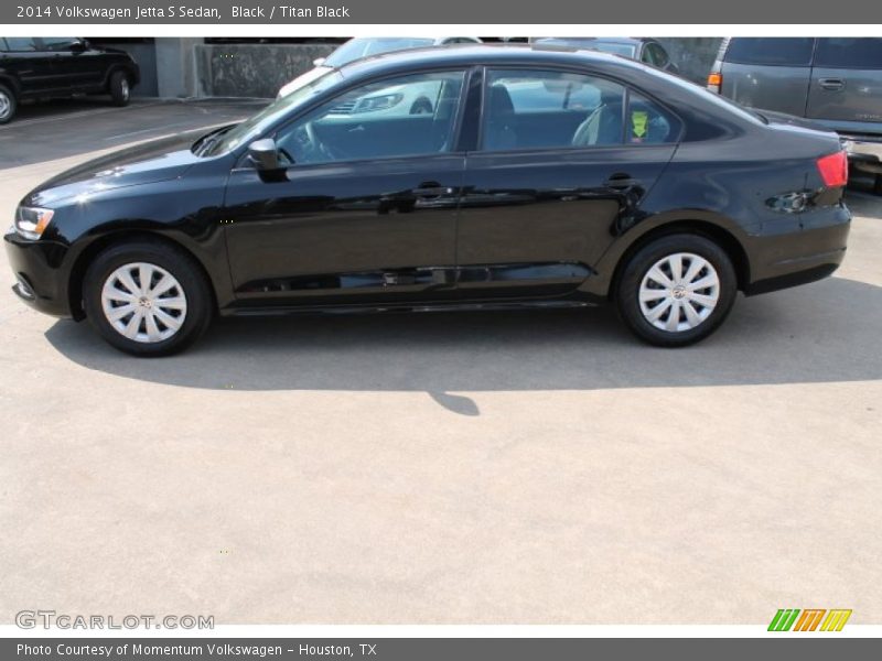 Black / Titan Black 2014 Volkswagen Jetta S Sedan