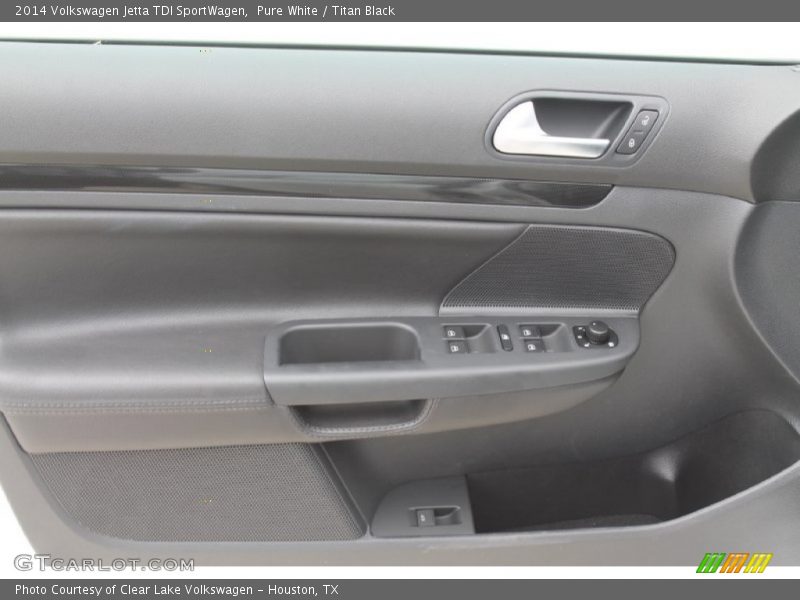 Pure White / Titan Black 2014 Volkswagen Jetta TDI SportWagen