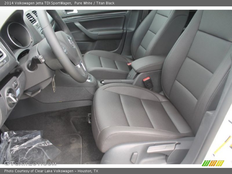 Pure White / Titan Black 2014 Volkswagen Jetta TDI SportWagen