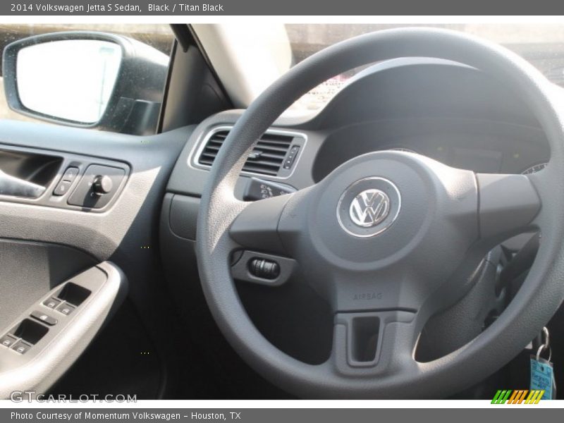 Black / Titan Black 2014 Volkswagen Jetta S Sedan
