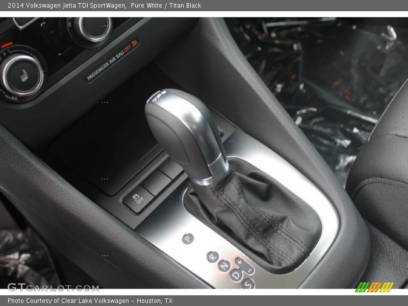 Pure White / Titan Black 2014 Volkswagen Jetta TDI SportWagen