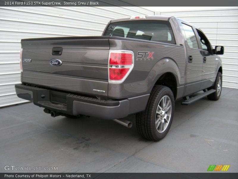 Sterling Grey / Black 2014 Ford F150 STX SuperCrew