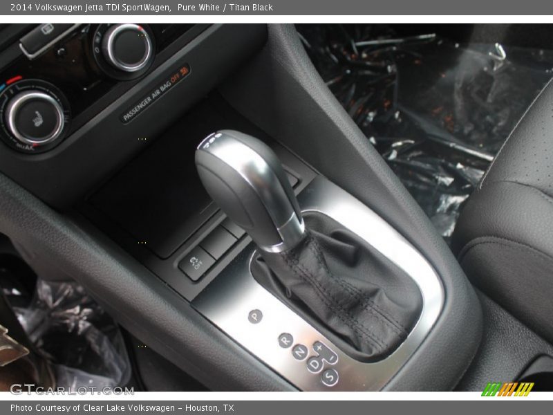 Pure White / Titan Black 2014 Volkswagen Jetta TDI SportWagen