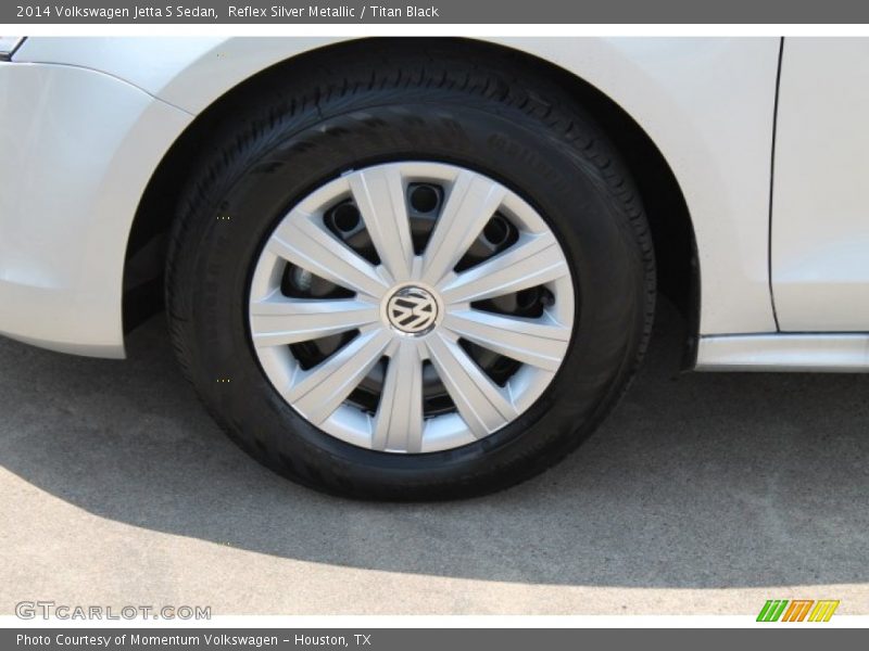 Reflex Silver Metallic / Titan Black 2014 Volkswagen Jetta S Sedan