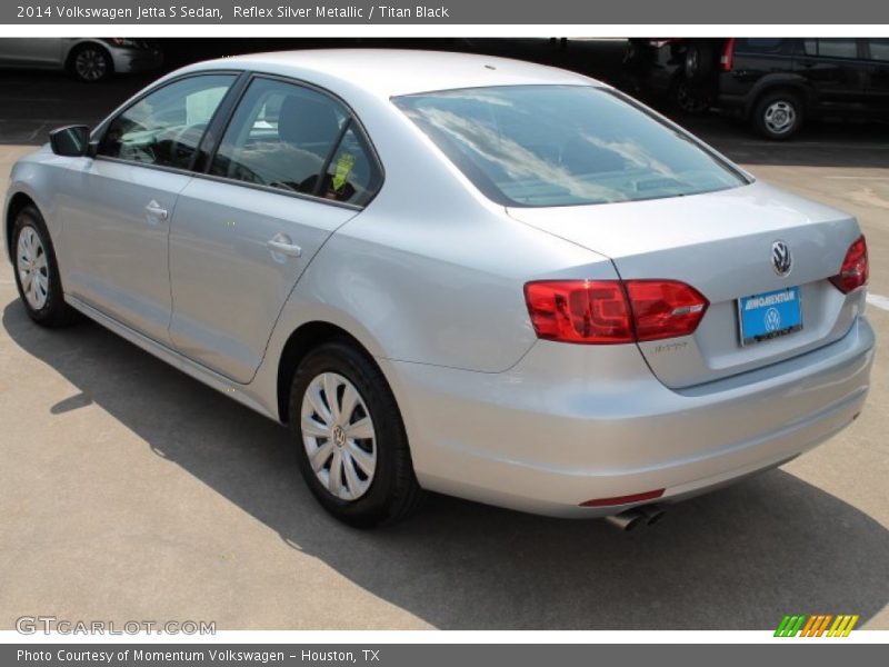 Reflex Silver Metallic / Titan Black 2014 Volkswagen Jetta S Sedan