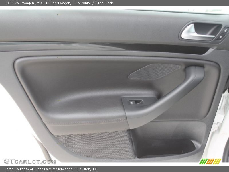 Pure White / Titan Black 2014 Volkswagen Jetta TDI SportWagen