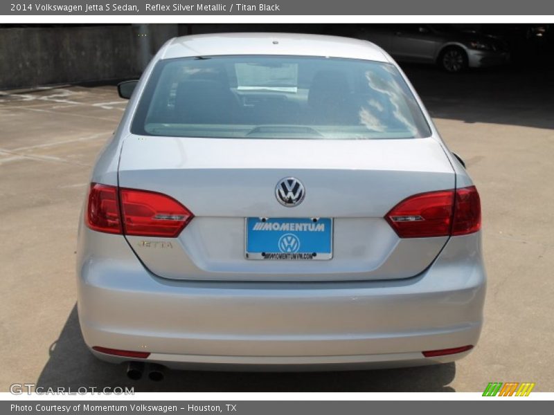 Reflex Silver Metallic / Titan Black 2014 Volkswagen Jetta S Sedan
