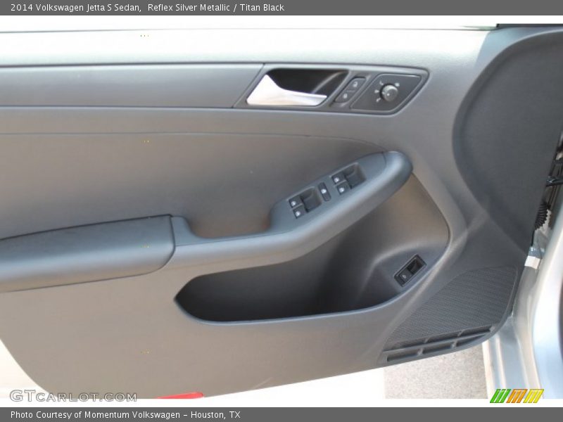 Reflex Silver Metallic / Titan Black 2014 Volkswagen Jetta S Sedan