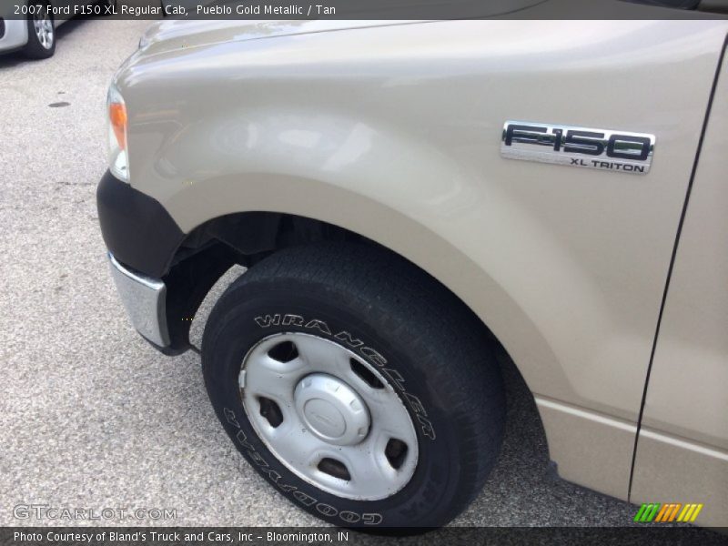 Pueblo Gold Metallic / Tan 2007 Ford F150 XL Regular Cab