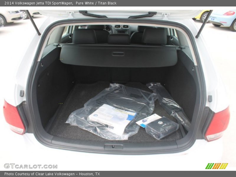Pure White / Titan Black 2014 Volkswagen Jetta TDI SportWagen
