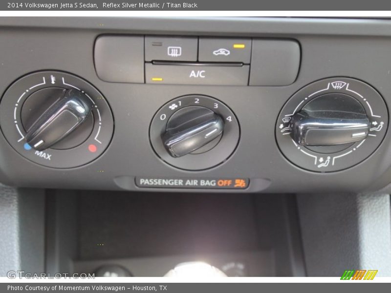 Reflex Silver Metallic / Titan Black 2014 Volkswagen Jetta S Sedan