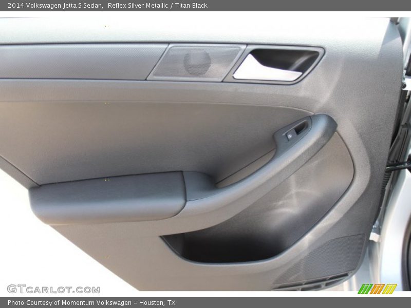 Reflex Silver Metallic / Titan Black 2014 Volkswagen Jetta S Sedan