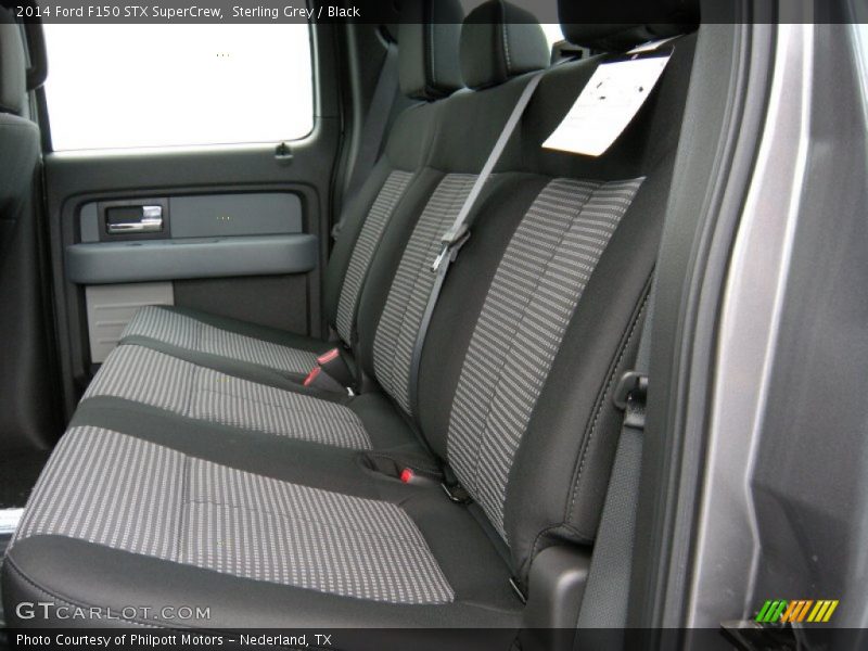 Sterling Grey / Black 2014 Ford F150 STX SuperCrew