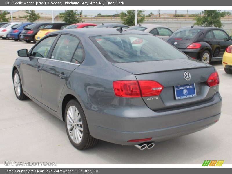 Platinum Gray Metallic / Titan Black 2014 Volkswagen Jetta TDI Sedan