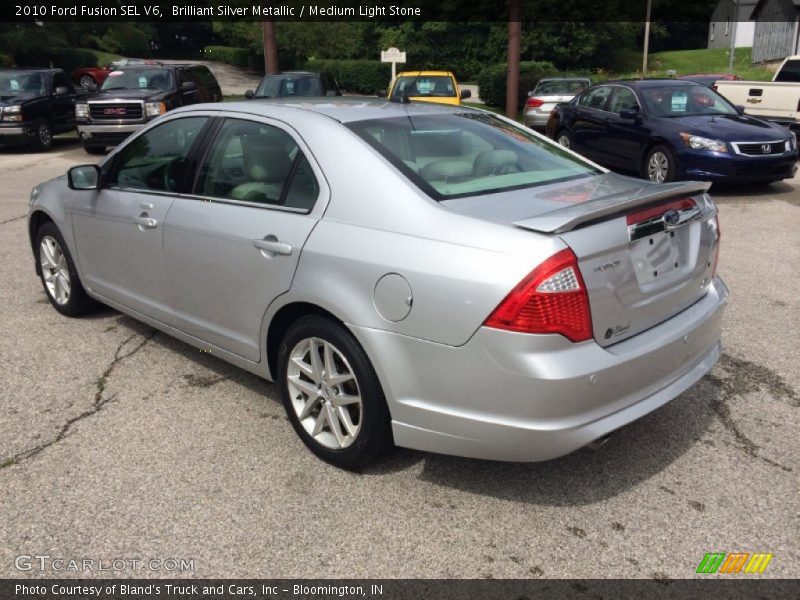 Brilliant Silver Metallic / Medium Light Stone 2010 Ford Fusion SEL V6